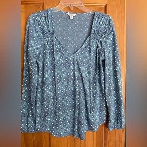 Lucky Brand casual long-sleeve pullover tunic  size M.